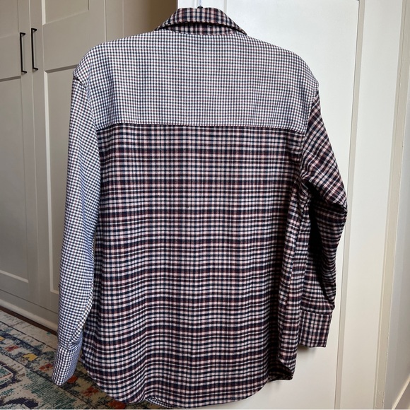 Abercrombie & Fitch Soft AF Collection Oversized Patchwork Plaid Flannel medium - Picture 4 of 7